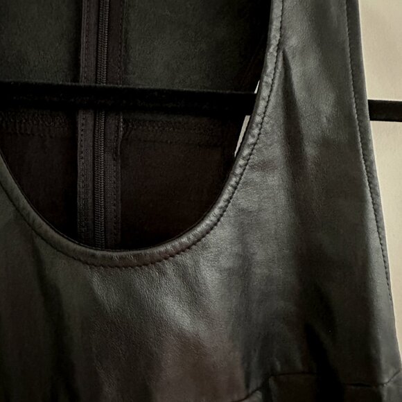 RUDSAK - Canadian Company - A-Line Leather/Fabric Sleeveless Top - L - Picture 2 of 6